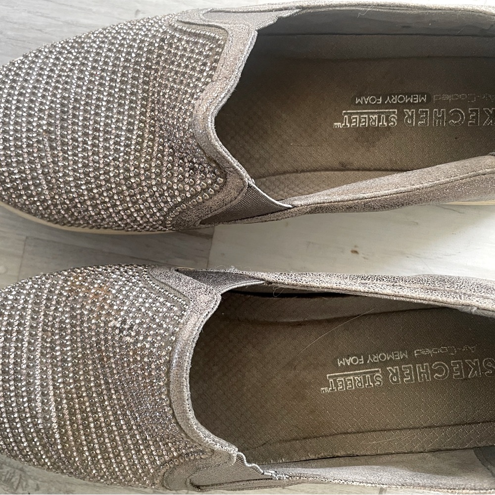 Sketcher Street Shiney Top Memory Foam